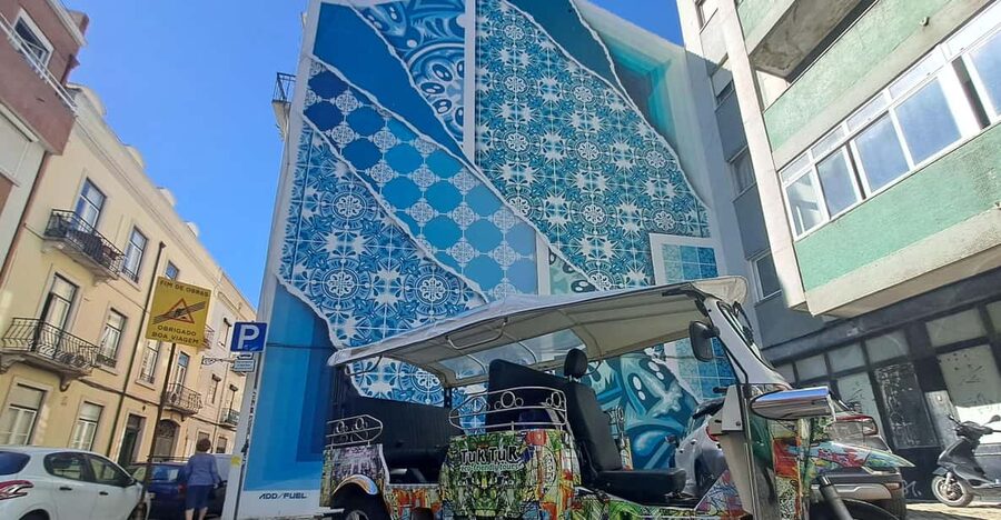 Street Art Lisbon: Tuk Tuk Tour - Marvila and Lisbon’s newer artistic side