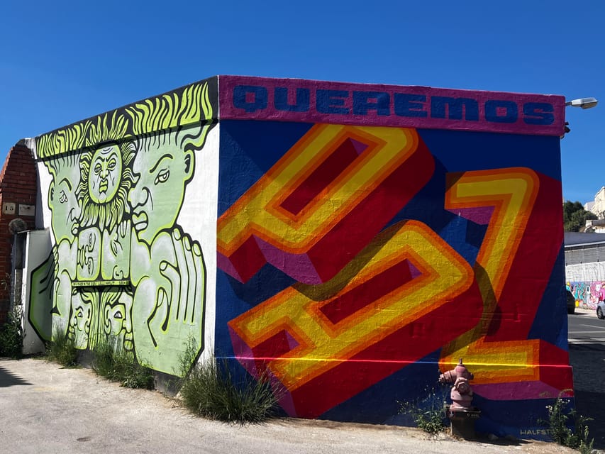 Street Art Lisbon: Tuk Tuk Tour - Xabregas, with art among changing city surfaces