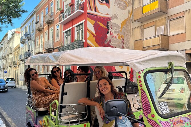 Street Art Tour by Tuk Tuk Joy - Starting in Mouraria at Escadinhas de São Cristóvão