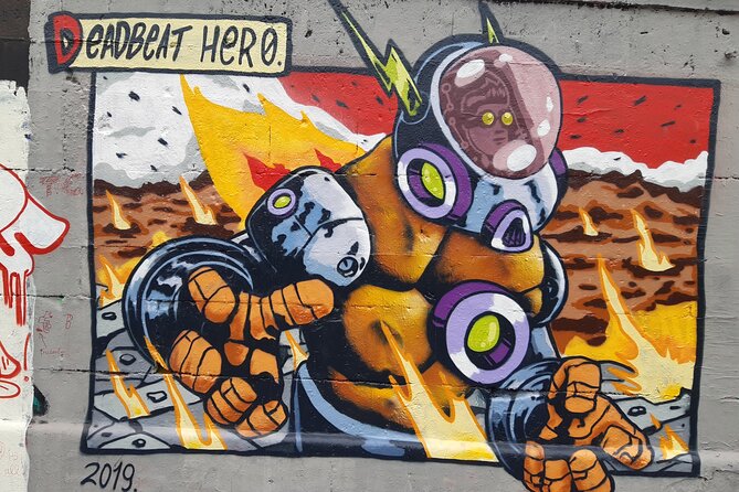 Street Art Tour in Vienna - Friedensbrücke and art that may disappear