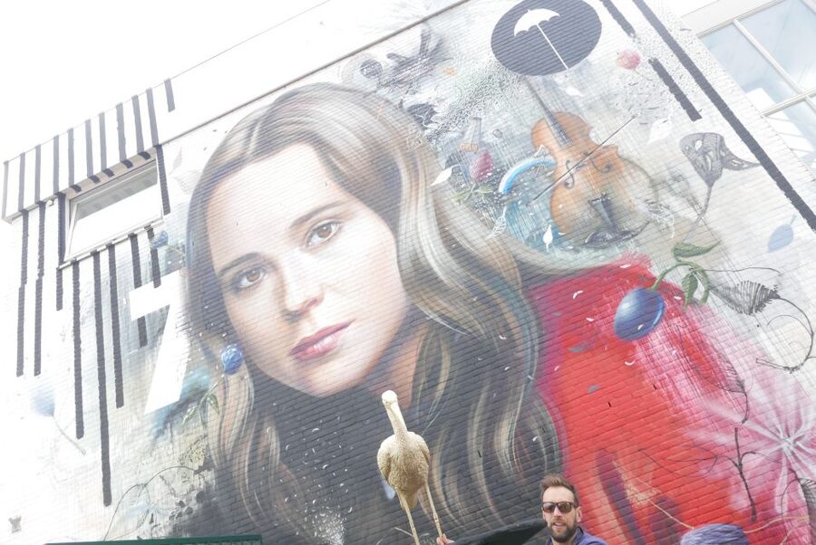 The Hague: Street Art Tour by Bike - Nieuw Binckhorst: the long, industrial-creative section