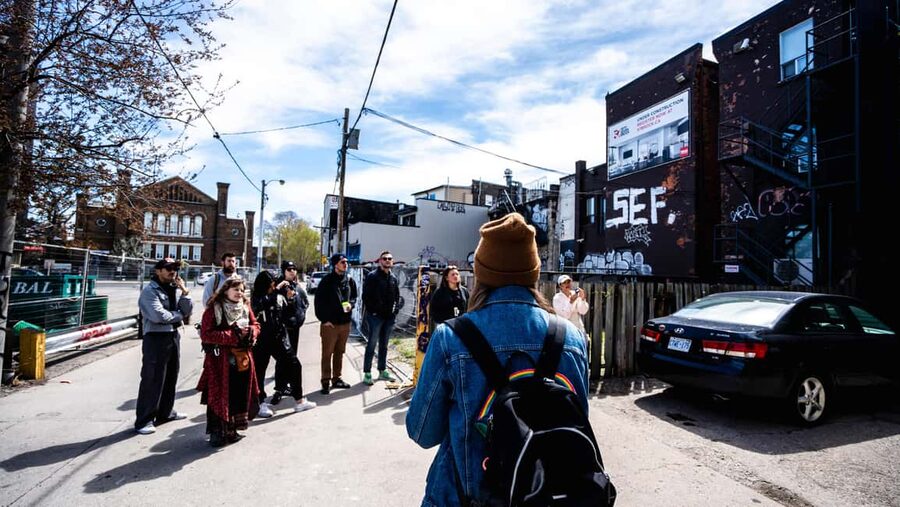Toronto: Must Do NonTouristy Street Art Tour by local Artist - A practical route through Little Portugal and Dundas West