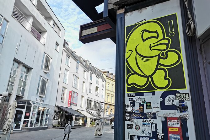 Zagreb Street Art Private Walking Tour with a Local Artist - Stube Ivana Zakmardija brings art to the stairway